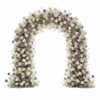 Babys Breath White. Purple Lavender Rose Flower Backdrops | 255