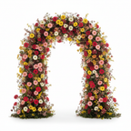 Pink, Brown, Red & Yellow Premium Flower Backdrops | 132