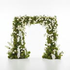 Premium Greenery & White Flower Backdrops | 4587