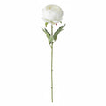 Real Touch Classic Peony Stem | White
